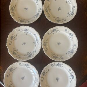 Johann Haviland Havaria Germany 6”plates- Set of 6